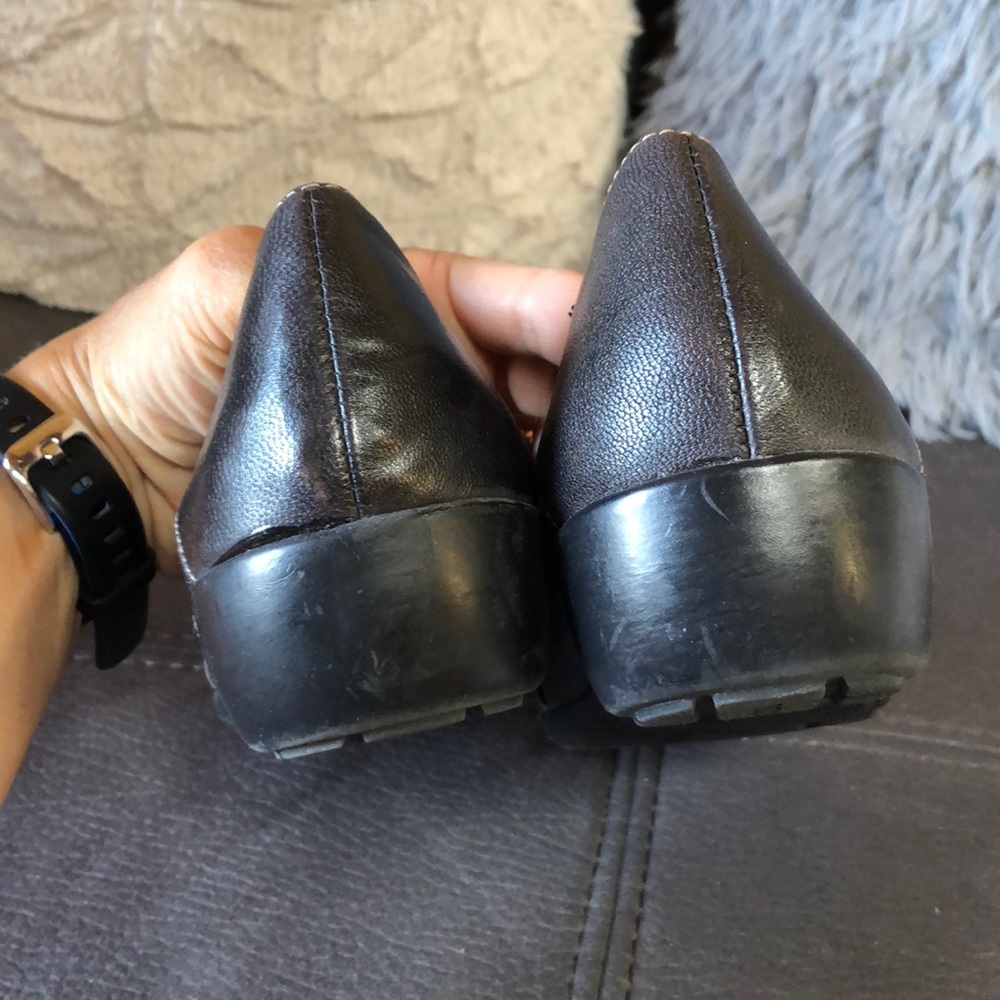 NATURAL SOUL Brown Leather Loafers Size 7.5 - Picture 4 of 8